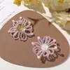 Aretes Florales de Perlas de Imitación Rosas Cereza Dulce, Accesorios para el Cabello, Accesorios de Flor para Zapatos para Niñas Energéticas, Hechos a Mano para DIY