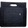 Bolsa de Mão Bolsa para Documentos Capacidade Feltro Bolsa para Livros de Estudante Computador Bolsa de Arquivo de Escritório Masculina