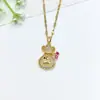 Collar de Acero Inoxidable para Mujer Joyería de Nicho Versátil Colgante de Cobre Cadena Elegante para Clavícula Joyería Cadena de Lujo Ligero