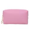 Bolsa de Maquiagem Pu Impermeável Portátil de Cor Sólida, Bolsa de Armazenamento de Cosméticos de Alto Valor, Necessaire de Viagem de Grande Capacidade Atacado