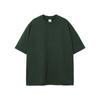 Camiseta Masculina de Manga Curta Verão Novo Produto Peso Pesado 385g Tamanho Grande Marca de Moda de Rua Cor Sólida Caimento Solto Unissex Camiseta de Manga Curta