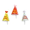 Mini chapéu de aniversário decoração de bolo estilo coreano estilo ins plug-in bolo de aniversário plug-in chapéu de bola de pelo