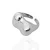 Anel Feminino de Luxo Leve com Senso de Sofisticação Estilo Frio Simples Abertura Não Desbota Anel Colorido Moda Personalizado Anel de Dedo
