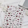 Adesivos Fofos de Animais Pequenos para Unhas 5D Em relevo Estéreo Desenho Animado Coelho e Urso Adesivos de Arte para Unhas DIY Joias Estilo Yl