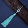 Hebilla Xiangyun Ping An Borla Vestido Antiguo Falda de Cara de Caballo Decoración de Escenario diy Yu Pei Presión de Cintura Solapa Borla Colgante de Oreja Decoración Colgante