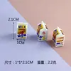 Nueva Mini Bebida de Leche Resina Estéreo Simulación Botella Pequeña Micro Paisaje Escena Diseño Modelo Accesorios Adornos