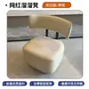 Sofá de Sala de Estar para Cambiar Zapatos con Respaldo Rueda Universal 360 grados Taburete Polea Giratorio Taburete Bajo Taburete Pequeño