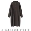 Cárdigan de punto casual de estilo coreano de nicho para mujer, suéter largo, nuevo abrigo de cachemira de otoño, prenda exterior holgada