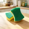 Paño de esponja para limpieza de cocina del hogar, esponja para fregar ollas, estropajo para lavar platos, cepillo para ollas de doble cara, esponja mágica