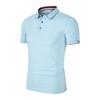 Polo de verano para hombre, color liso, manga corta, juvenil, informal, popular, camiseta de manga corta, sudadera, disponible