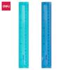 Deli Stationery 6208 Regla Recta Regla Suave Regla Transparente Estudiante Colorida Regla Flexible Suministros de Papelería Venta al por Mayor