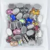 10*14mm Retangular Octogonal Acrílico Branco K Garra Diamante Costurado à Mão Diamante Acessórios para Vestido de Noiva Material DIY