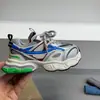 Zapatos de papá de retazos de moda estilo coreano con decoración de graffiti de bloques de color únicos, nuevos zapatos para el desfile de moda de otoño 2026 para niños y niñas