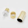 Suministro directo en stock de fábrica boquilla atomizadora fina para perfume de 15 bayonetas manguito de bayoneta simple boquilla de aluminio anodizado