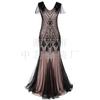 Vestido Vintage de Lentejuelas Europeo y Americano Transfronterizo Seleccionado Cuidadosamente para Banquetes y Fiestas, Vestido Largo de Noche Talla Grande para Mujeres