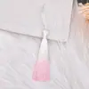 Accesorio Colgante de Borla Bicolor Degradado de 10 CM Joyería Hecha a Mano DIY Borla Colgante Pequeña Marcador de Libros Colgante Cultural y Creativo
