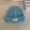 Gorro de punto color hueso para mujer, colección otoño/invierno 2026, apto para cabezas más grandes, sombrero versátil que hace que la cara parezca más pequeña, cálido y protege los oídos, y cubre la cabeza