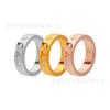 Pulsera de anillo de diamante B caliente transfronteriza para amantes de acero de titanio 18k moda lujo pulsera en stock