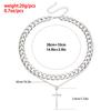 Collar de cadena de suéter de nicho versátil de doble capa para mujer, estilo hip hop, con cruz apilada, estilo transfronterizo europeo y americano, para chica atractiva