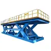 Elevador tijera fijo electrohidráulico, plataforma elevadora no estándar para líneas de producción de taller, plataforma de descarga logística