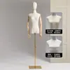 Tienda de Ropa Maniquí Femenino Soporte Vestido de Novia Exhibición en Ventana Maniquí de Medio Cuerpo Femenino Accesorios Soporte de Exhibición Cuerpo Completo