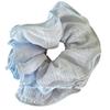 Flor de Cabeza de Anillo de Pelo de Intestino Grueso Borde de Auricularius Plisado de Múltiples Capas Perezoso de Principios de Primavera Cuerda de Pelo Perezosa Elegante con Textura de Cuadros