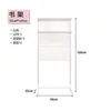 Estantería de Panel Perforado Ensamblaje Sin Taladro Herrajes Combinación de Estante de Escritorio Estantería Metálica de Piso Simple para el Hogar