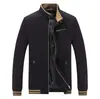 Comercio Exterior Primavera Chaqueta Casual para Hombre de Longitud Media Moderna Talla Grande Hombre Algodón Delgado Cortavientos Abrigo para Hombre Superior