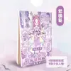 Juego de Disfraces con Tema de Niña Antigua Pegatina Encantadora Chica de Dibujos Animados Cuenta Manual Infantil Tarjeta Decorativa Pegatina
