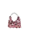 Bolso de Mujer con Lentejuelas y Perlas 2026 Nueva Moda Versátil Simple de Lentejuelas Bolso de Mano para el Hombro Bolso de Mujer Elegante