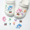Acessórios de decoração de sapatos DIY para Crocs, fivelas decorativas fofas de pelúcia 3D de desenhos animados, leão e gato do zoológico para a superfície do sapato