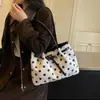 Bolso de gamuza para mujer 2026 nuevo otoño de alta gama para ir al trabajo tipo tote de gran capacidad Maillard bolso de hombro