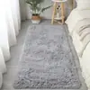 Alfombra de lana de seda estilo ins nórdico para dormitorio de niñas, alfombra de felpa larga para sala de estar del hogar, alfombrilla de suelo resistente al desgaste y a la suciedad