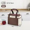 Bolsa térmica para almuerzo, lonchera, bolso bento con arroz, lonchera impermeable y gruesa de papel de aluminio, bolsa para almuerzo, oficinista, estudiante de primaria