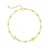 Pulseira Cruzada Simples e Estilosa Amazon Cross-Border para Mulheres, Joia Ajustável de Contas de Nicho, Presente Comemorativo