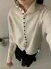 Chaqueta cárdigan de punto con cuello semialto y botones cuadrados, estilo coreano, corte ajustado, versátil, nuevo suéter top otoño e invierno 2026 para mujer