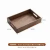 Caja de almacenamiento de escritorio sólida de madera de nogal personalizada, caja organizadora con compartimentos de madera, bandeja de almacenamiento para cosméticos y artículos varios del hogar