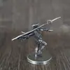 Adornos Sólidos de Guerreros Antiguos, Guerreros Retro de Cobre Blanco, Modelos de Soldados Antiguos, Juguetes Hechos a Mano para Juegos de Mesa