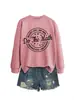 Multiplique o Amor Adicione Esperança Amazon Ebay Site Independente Moletom Feminino Casual e Confortável para Outono e Inverno