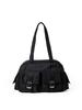 2024 Nuevo bolso de hombro estilo Harajuku japonés y coreano Moda de clase para estudiantes universitarios Bolso tote de nailon con múltiples bolsillos y gran capacidad