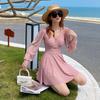 Traje de Baño de Dos Piezas para Mujer Color Sólido Conservador Estilo Bóxer Falda Talla Grande Alta Gama Adelgazante Cubre Abdomen Casual Vacacional Traje de Baño al Mayoreo