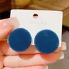 Brincos de Pelúcia da Moda Estilo Coreano Outono e Inverno para Mulheres Design de Nicho Elegantes Populares Brincos com Pino de Prata Brincos para o Dia a Dia