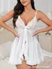 Vestidos sexys de encaje personalizables, populares, estilo europeo y americano, camisones y lencería para mujer - disponibles para venta al por mayor y pedidos personalizados
