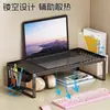 Soporte para laptop, base de enfriamiento, soporte para parrilla, marco de soporte, elevador de monitor para dormitorio, escritorio para el hogar