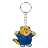 Nuevo Llavero de Animales Colgante DIY Accesorios Llavero Creativo Dibujos Animados Anime Colgante para Bolso Coche