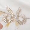 Joyas de moda directo de fábrica pendientes de circón pendientes de pedrería para dama 2022 joyas populares venta al por mayor