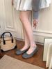 Estilo Influenciador da Internet Novos Sapatos Femininos de Primavera com Laço, Sapatos Baixos Estilo Coreano para Mulheres, Sapatos Confortáveis de Solado Macio para Vovó para Uso Externo