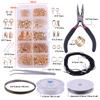 Nuevos aretes hechos a mano diy material accesorios para aretes set pinzas con hebilla de langosta con kit de herramientas fabricantes mayoreo