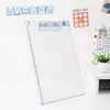 Carpeta Acrílica Transparente A4 con Pinza Tablero Duradera y Gruesa Férula Multifuncional Bloc de Escritura para Estudiante Pinza para Examen