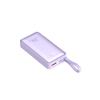 Carregador Portátil Certificado 3C 22,5W Mini com Cabo Embutido Carregamento Rápido 10000mAh Power Bank Móvel Conjunto de Presente